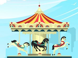 Amusement Park Hidden Stars Online Game - Puzzle Game