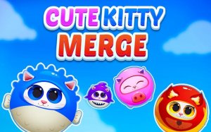 Cute Kitty Merge Puzzle Online Game - Puzzle Game