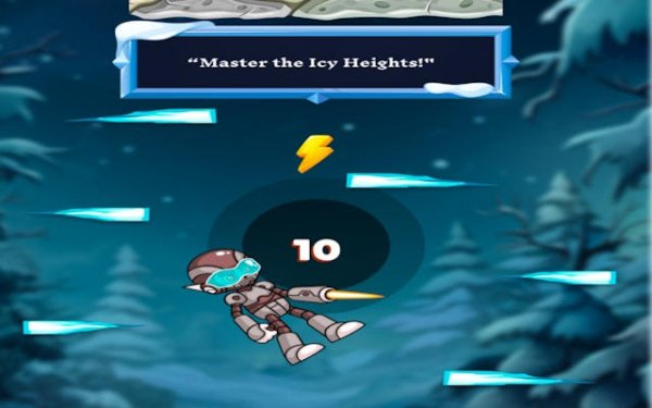 Glacial Hop: Snowbound Arcade Runner