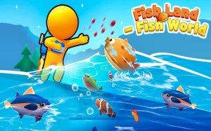 Fish Land - Fish World: Idle Fishing Adventure Online Game